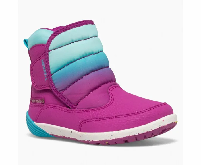 MERRELL Boots Kids Bare Steps Puffer Boot Berryturquoise MERRELL Boots Kids Bare Steps Puffer Boot Berryturquoise