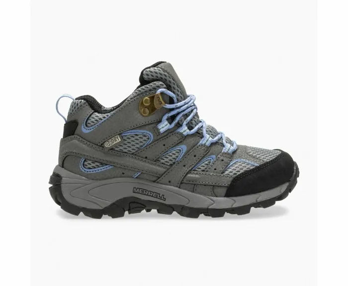 MERRELL Boots Kids Moab 2 Mid Waterproof Boot Greyperiwinkle