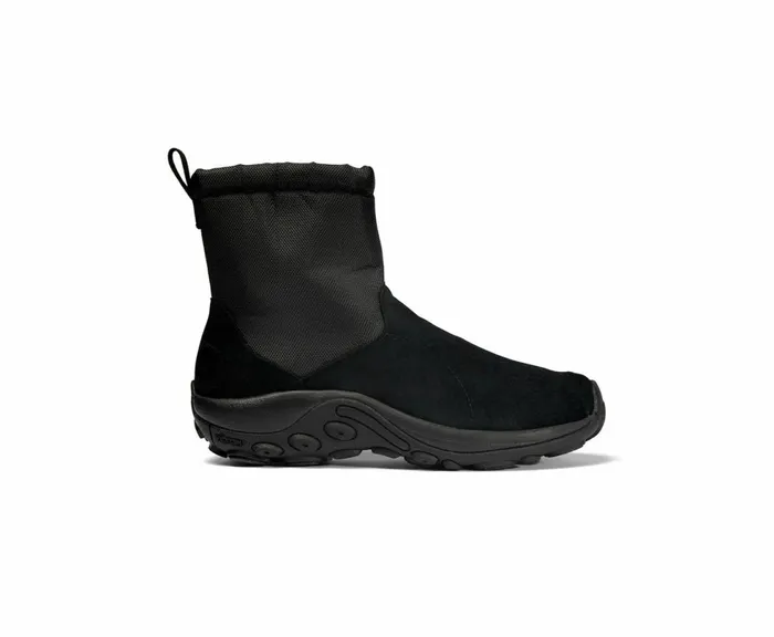 MERRELL Boots Men Jungle Mid Zip Polar Waterproof Ice Black