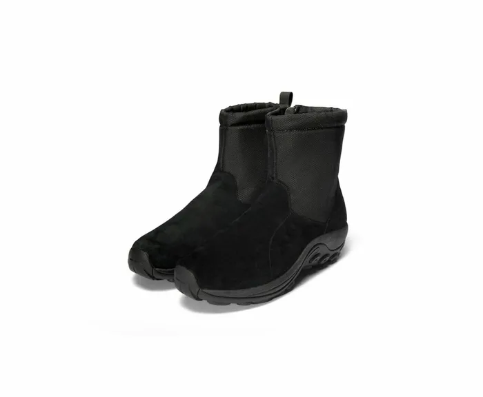 MERRELL Boots Men Jungle Mid Zip Polar Waterproof Ice Black MERRELL Boots Men Jungle Mid Zip Polar Waterproof Ice Black