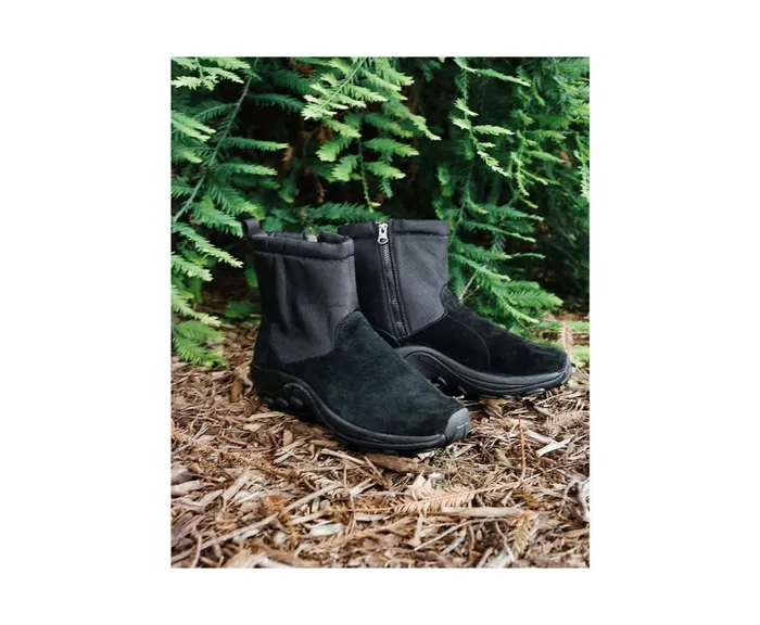 MERRELL Boots Men Jungle Mid Zip Polar Waterproof Ice Black MERRELL Boots Men Jungle Mid Zip Polar Waterproof Ice Black
