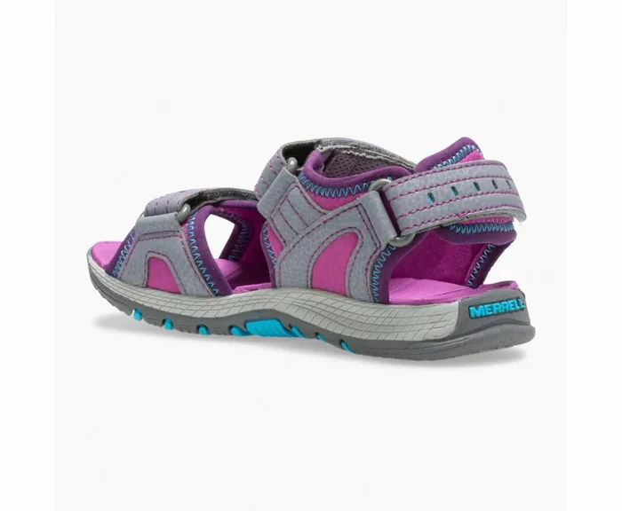 MERRELL Sandals Kids Panther Sandal 20 Grey MERRELL Sandals Kids Panther Sandal 20 Grey