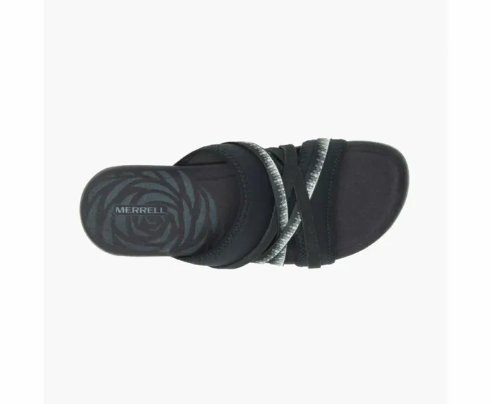MERRELL SlipOns Women Terran 3 Cush Slide Wide Width Black MERRELL SlipOns Women Terran 3 Cush Slide Wide Width Black