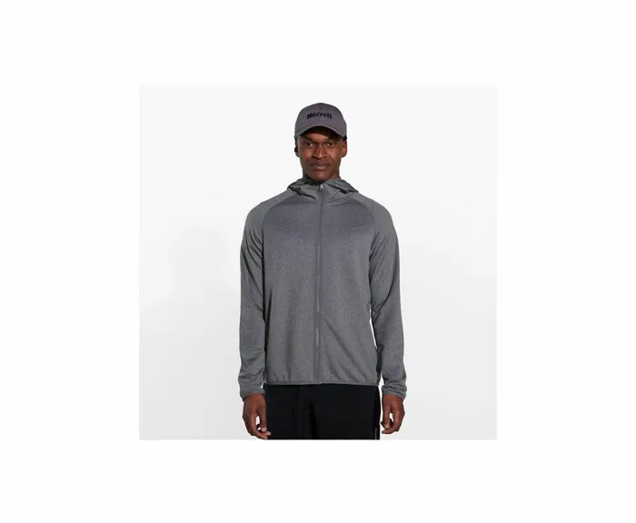 MERRELL Tops Men Geotex Full Zip Hoodie Rock Heather