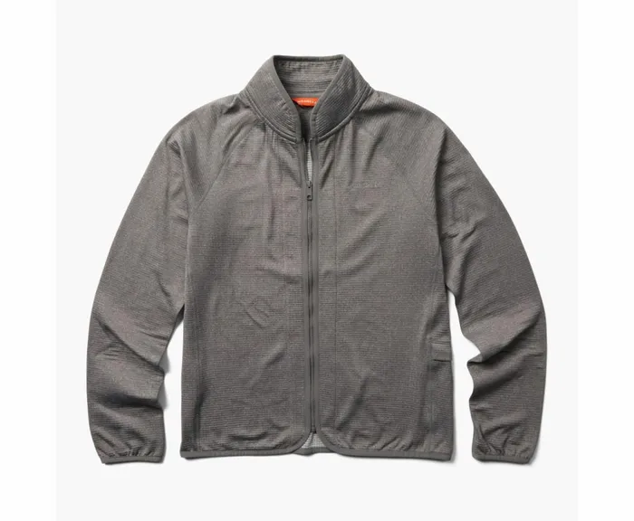 MERRELL Tops Women Geotex Full Zip Rock Heather MERRELL Tops Women Geotex Full Zip Rock Heather