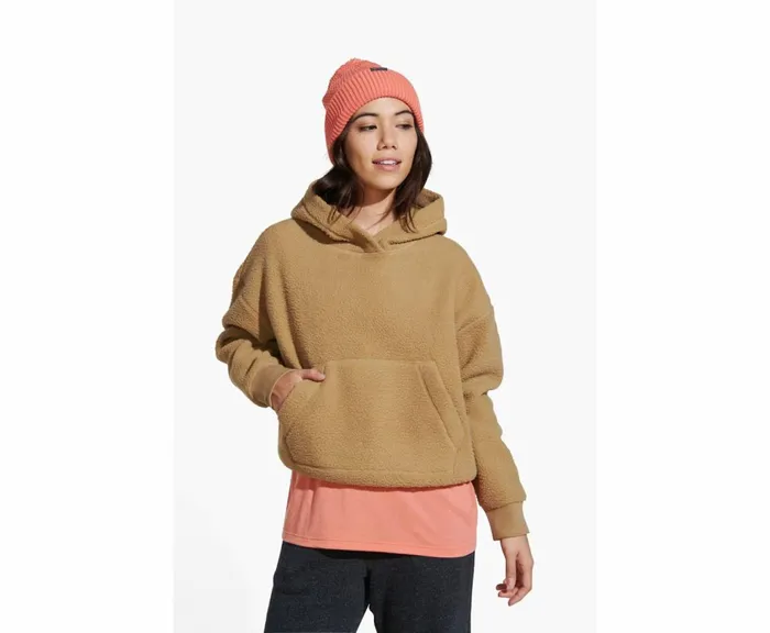 MERRELL Tops Women Sherpa Hoody Kelp
