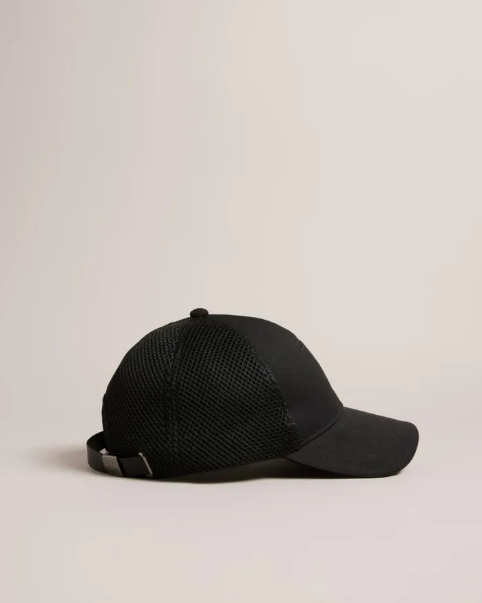 Mesh Back T Cap Black Men Ted Baker Hats and Caps