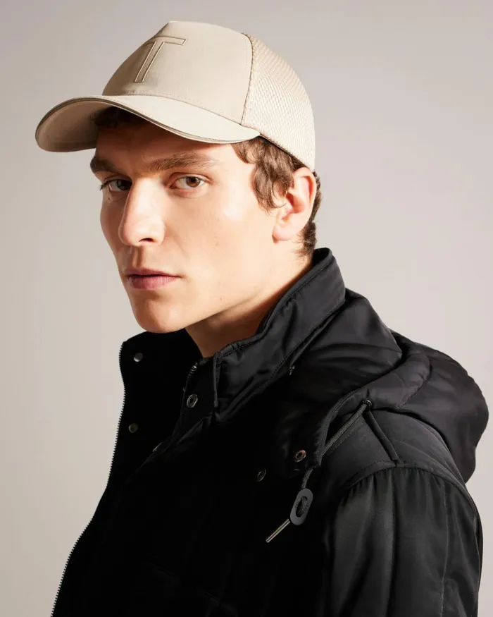 Mesh Back T Cap Camel Men Ted Baker Hats and Caps Mesh Back T Cap Camel Men Ted Baker Hats and Caps