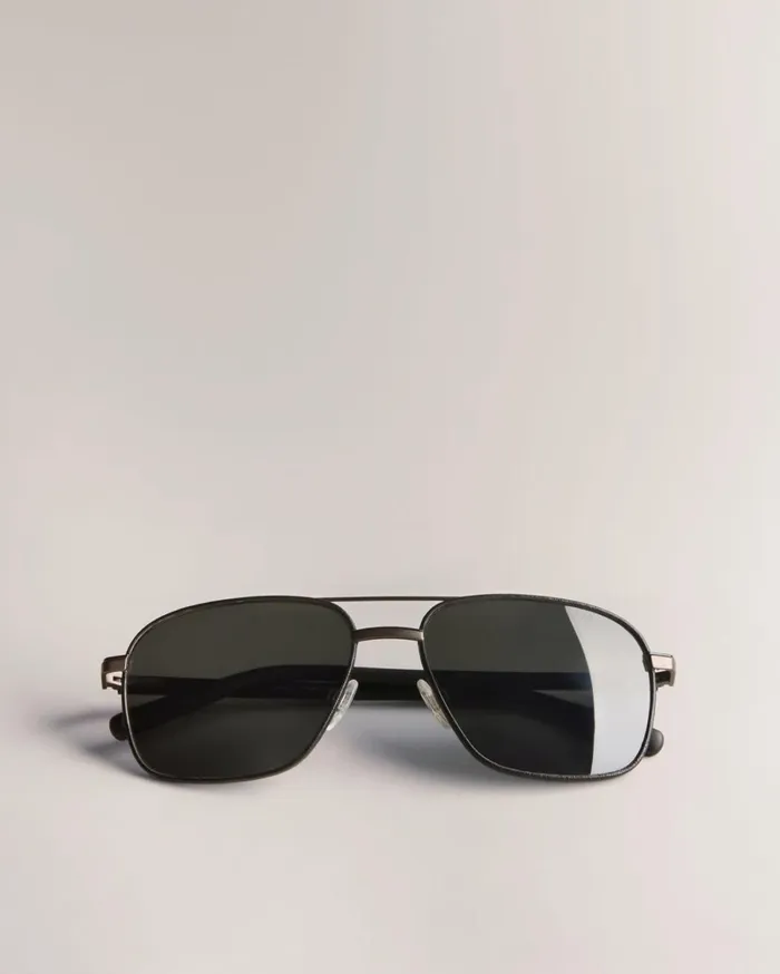 Metal Square Aviator Sunglasses Black Men Ted Baker Sunglasses Metal Square Aviator Sunglasses Black Men Ted Baker Sunglasses