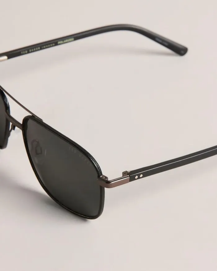 Metal Square Aviator Sunglasses Black Men Ted Baker Sunglasses Metal Square Aviator Sunglasses Black Men Ted Baker Sunglasses