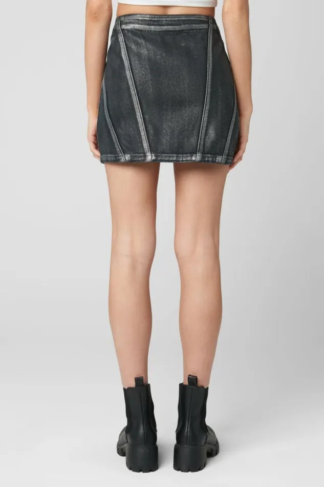 Metallic Heart Skirt Women Blank NYC Dresses 038 Skirts
