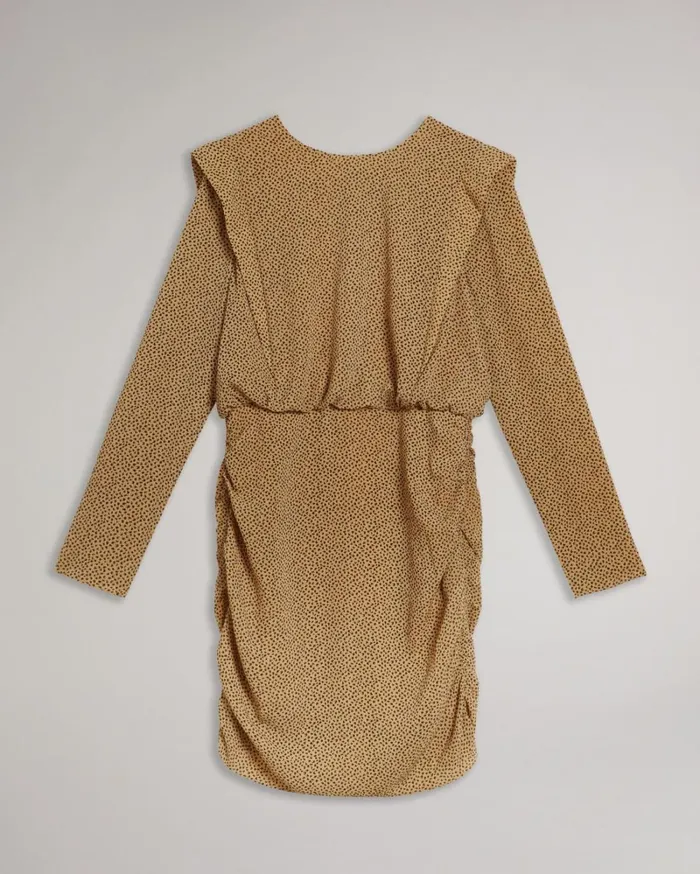 Mini Dress With Shoulder Detail Black Women Ted Baker Dresses
