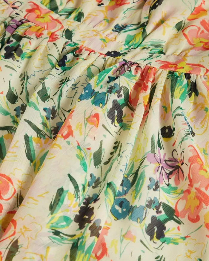 Mini Sleeveless Dress With Tie Neck White Women Ted Baker Dresses