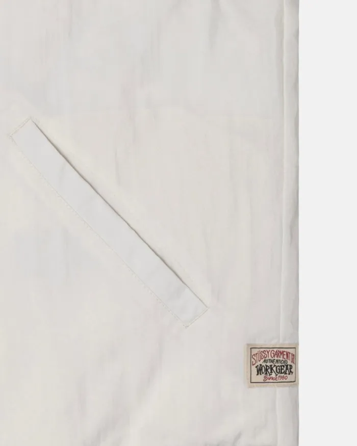 Outerwear Men Stussy REVERSIBLE QUILTED VEST Cream Outerwear Men Stussy REVERSIBLE QUILTED VEST Cream