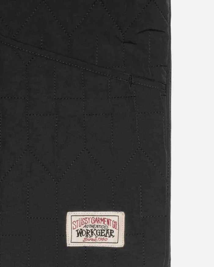 Outerwear Men Stussy S QUILTED LINER JACKET Black Outerwear Men Stussy S QUILTED LINER JACKET Black