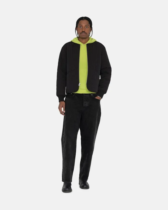 Outerwear Men Stussy S QUILTED LINER JACKET Black Outerwear Men Stussy S QUILTED LINER JACKET Black