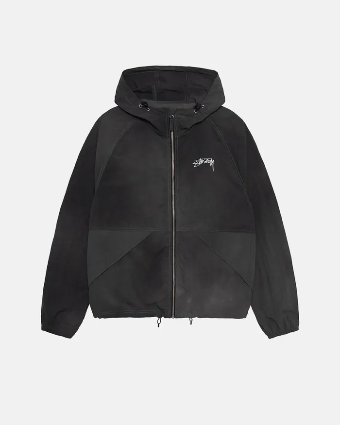 Outerwear Men Stussy WAVE DYE BEACH SHELL Black