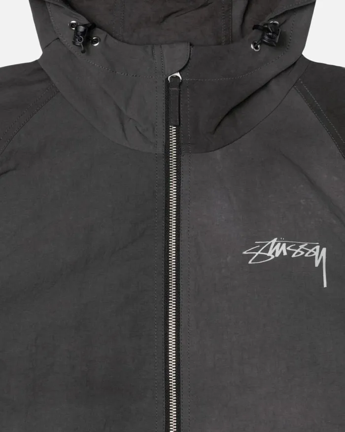 Outerwear Men Stussy WAVE DYE BEACH SHELL Black Outerwear Men Stussy WAVE DYE BEACH SHELL Black
