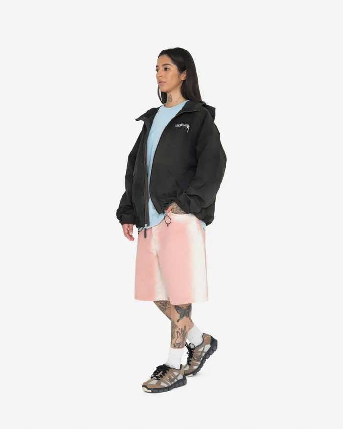 Outerwear Men Stussy WAVE DYE BEACH SHELL Black Outerwear Men Stussy WAVE DYE BEACH SHELL Black