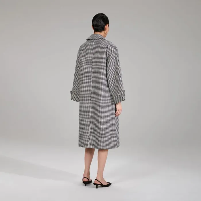 Outerwear Woman SelfPortrait Houndstooth Coat Outerwear Woman SelfPortrait Houndstooth Coat