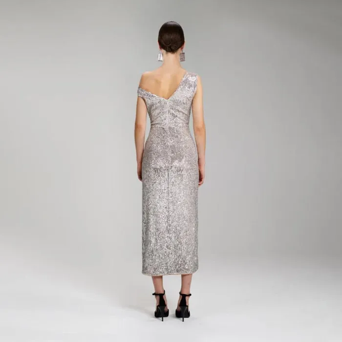 Outerwear Woman SelfPortrait Stretch Sequin Coat