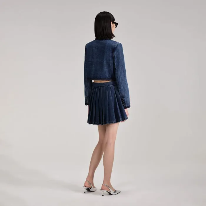 Outerwear Woman SelfPortrait Yellow Boucle Cropped Jacket Outerwear Woman SelfPortrait Yellow Boucle Cropped Jacket