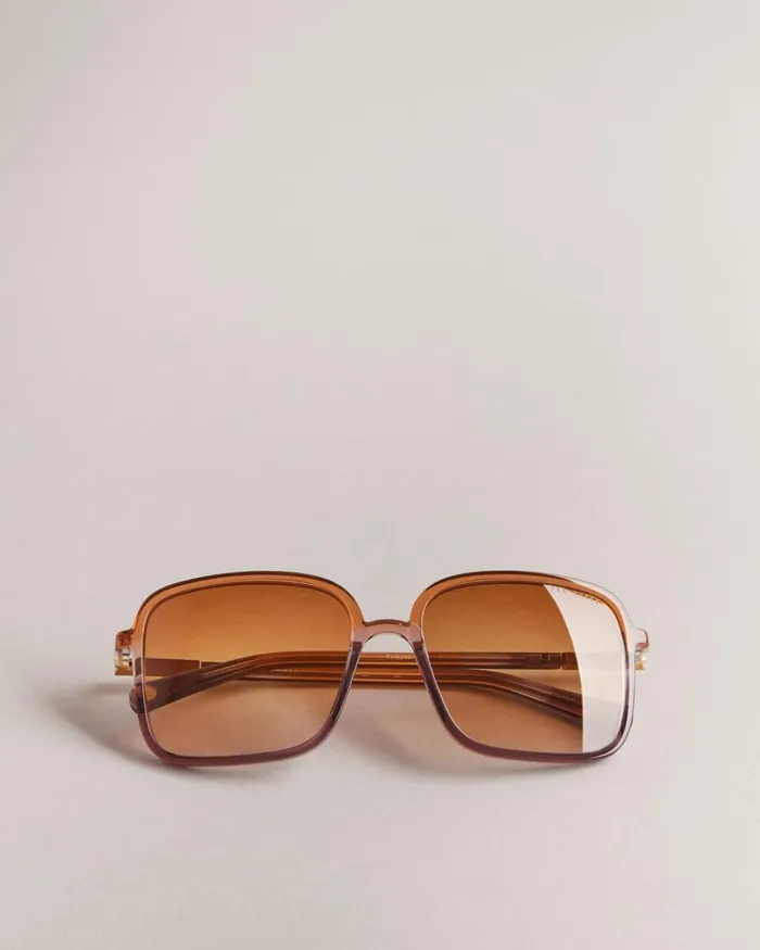 Oversized Square Frame Sunglasses Purple Women Ted Baker Sunglasses Oversized Square Frame Sunglasses Purple Women Ted Baker Sunglasses