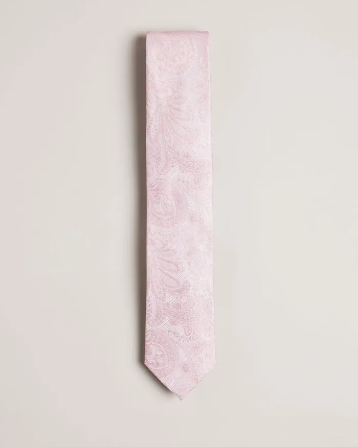 Paisley Silk Tie Dusky Pink Men Ted Baker Ties and Bow Ties Paisley Silk Tie Dusky Pink Men Ted Baker Ties and Bow Ties