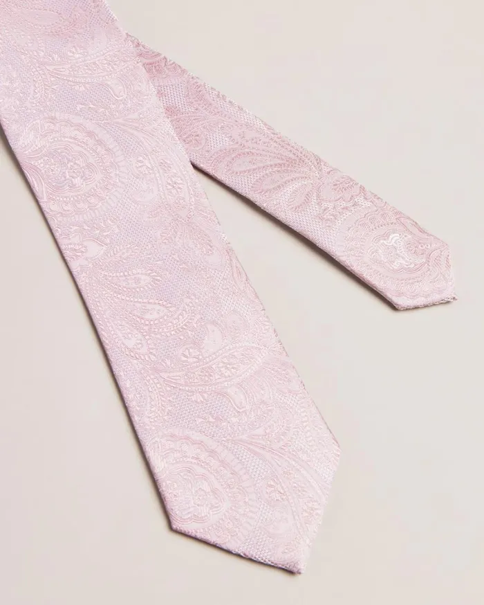 Paisley Silk Tie Dusky Pink Men Ted Baker Ties and Bow Ties Paisley Silk Tie Dusky Pink Men Ted Baker Ties and Bow Ties