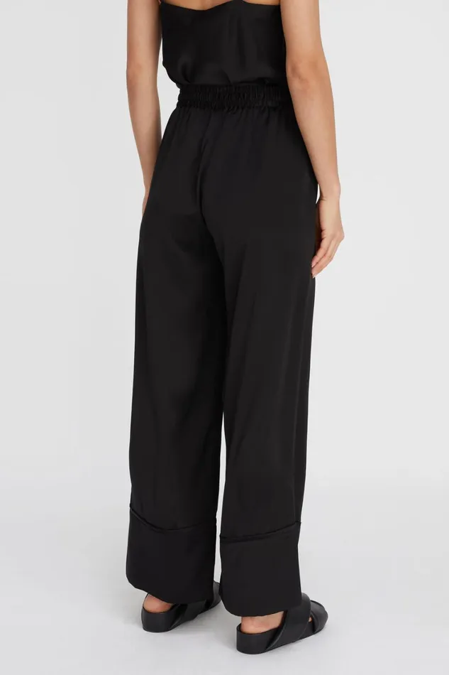 Pants And Shorts Women Lee Mathews Stella Silk Satin Pant Pants And Shorts Women Lee Mathews Stella Silk Satin Pant