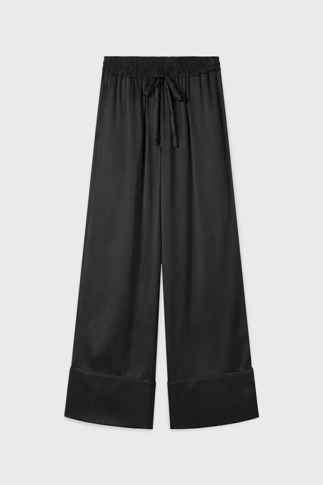 Pants And Shorts Women Lee Mathews Stella Silk Satin Pant Pants And Shorts Women Lee Mathews Stella Silk Satin Pant
