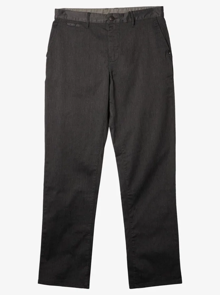Pants Men Quiksilver Everyday Union Chinos Dark Grey Heather