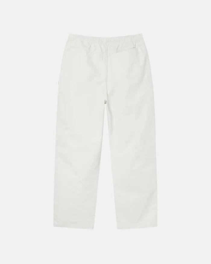 Pants Men Stussy BRUSHED BEACH PANT Bone Pants Men Stussy BRUSHED BEACH PANT Bone
