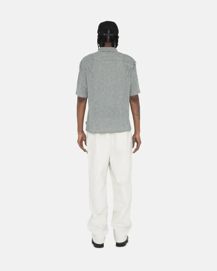 Pants Men Stussy BRUSHED BEACH PANT Bone Pants Men Stussy BRUSHED BEACH PANT Bone