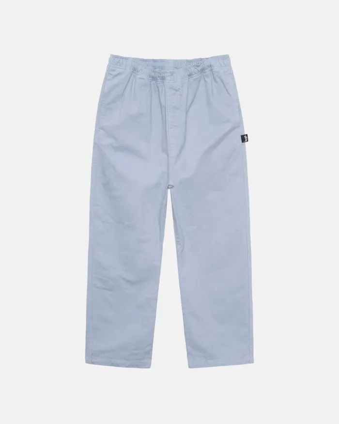 Pants Men Stussy BRUSHED BEACH PANT Dusty Blue