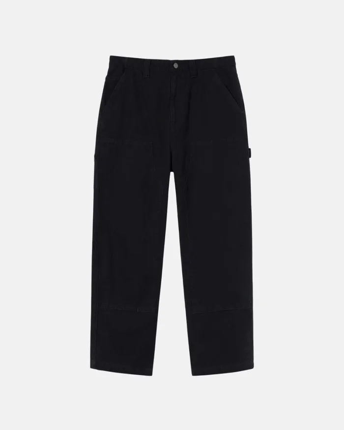 Pants Men Stussy CANVAS WORK PANT Black