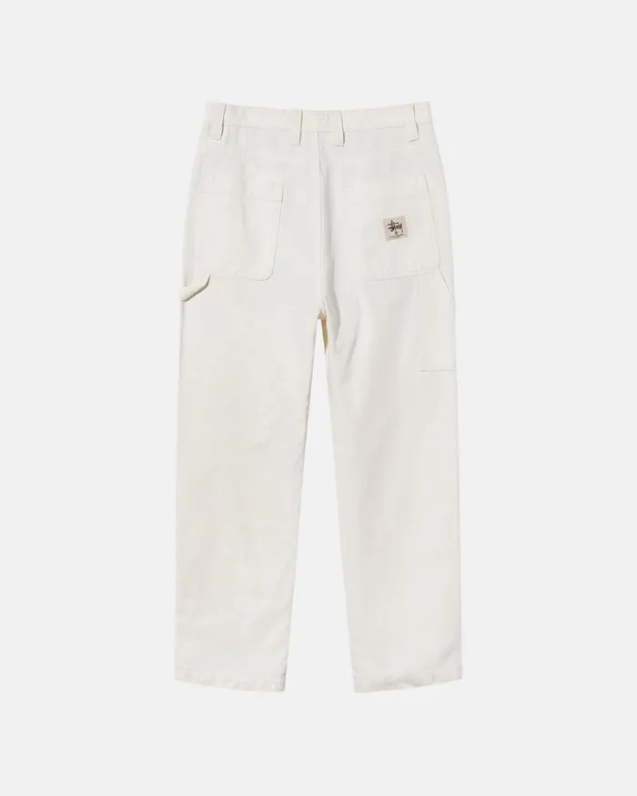 Pants Men Stussy CANVAS WORK PANT Bone Pants Men Stussy CANVAS WORK PANT Bone