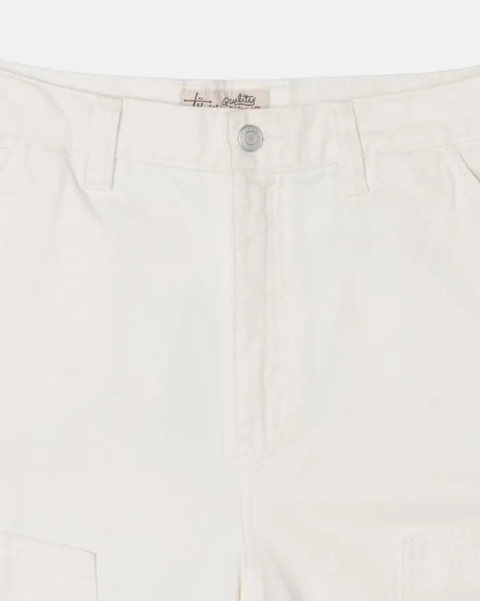Pants Men Stussy CANVAS WORK PANT Bone Pants Men Stussy CANVAS WORK PANT Bone