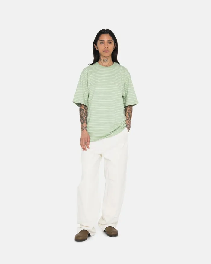 Pants Men Stussy CANVAS WORK PANT Bone Pants Men Stussy CANVAS WORK PANT Bone