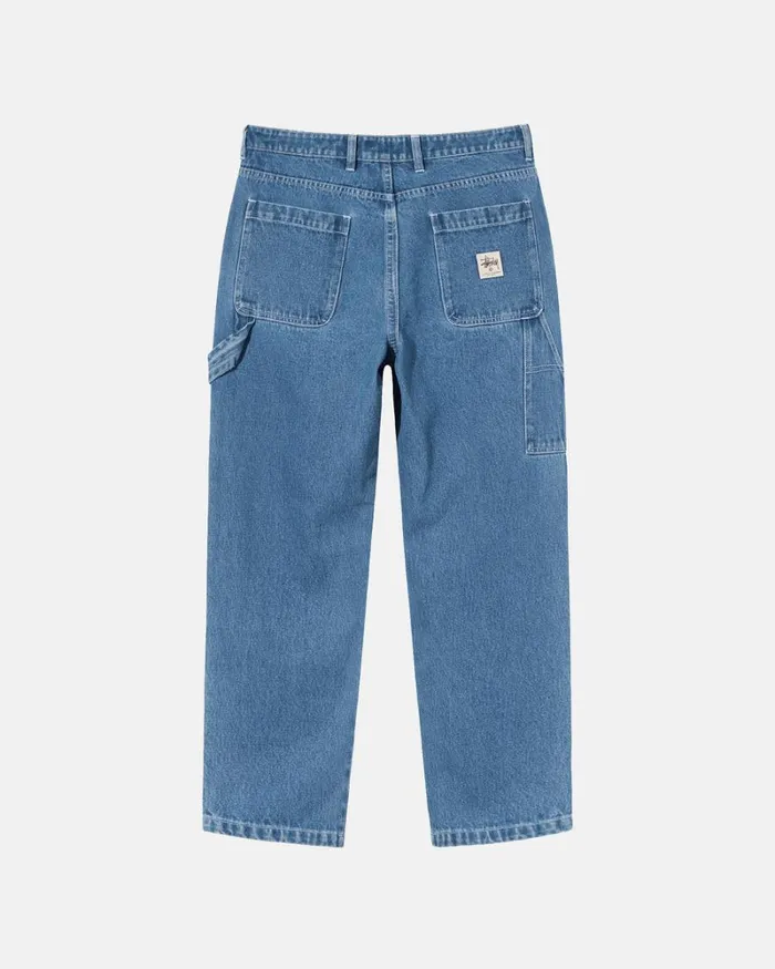 Pants Men Stussy DENIM WORK PANT Blue Pants Men Stussy DENIM WORK PANT Blue