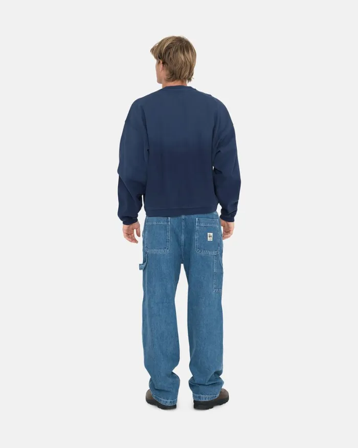 Pants Men Stussy DENIM WORK PANT Blue Pants Men Stussy DENIM WORK PANT Blue