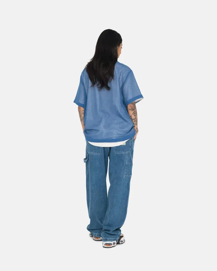 Pants Men Stussy DENIM WORK PANT Blue Pants Men Stussy DENIM WORK PANT Blue