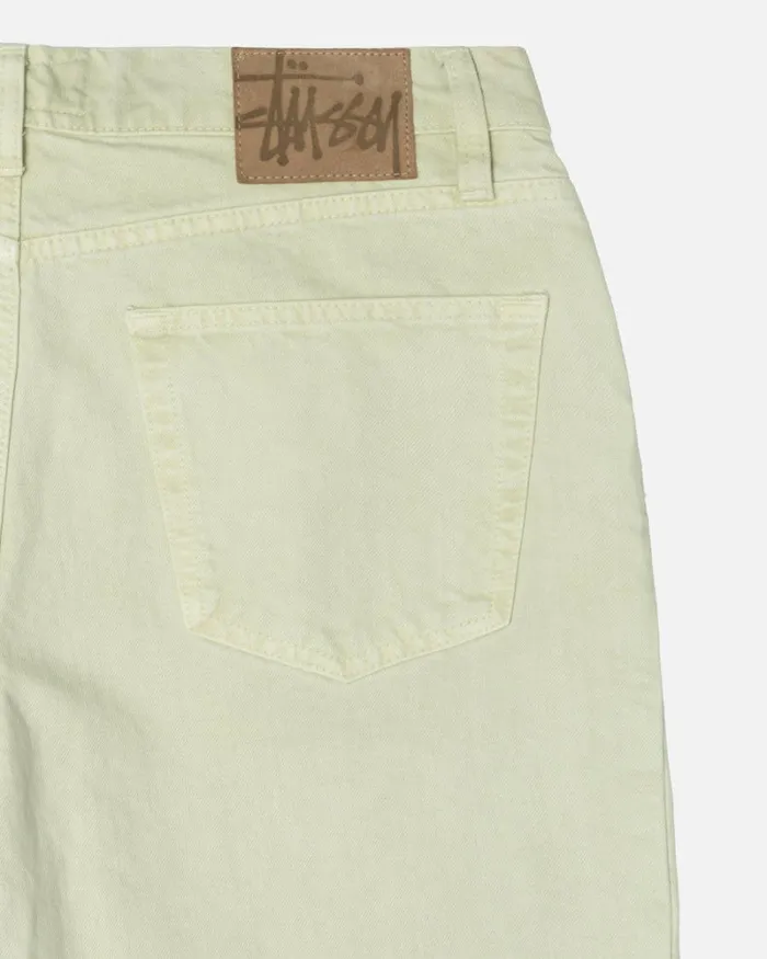 Pants Men Stussy DOUBLE DYE BIG 039OL JEANS Cream Pants Men Stussy DOUBLE DYE BIG 039OL JEANS Cream