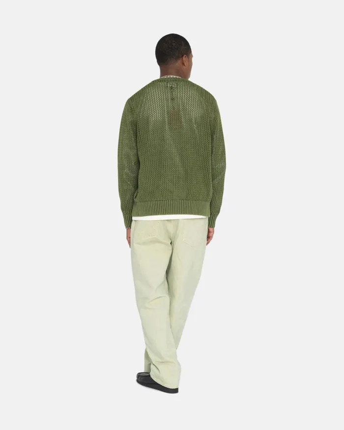 Pants Men Stussy DOUBLE DYE BIG 039OL JEANS Cream Pants Men Stussy DOUBLE DYE BIG 039OL JEANS Cream