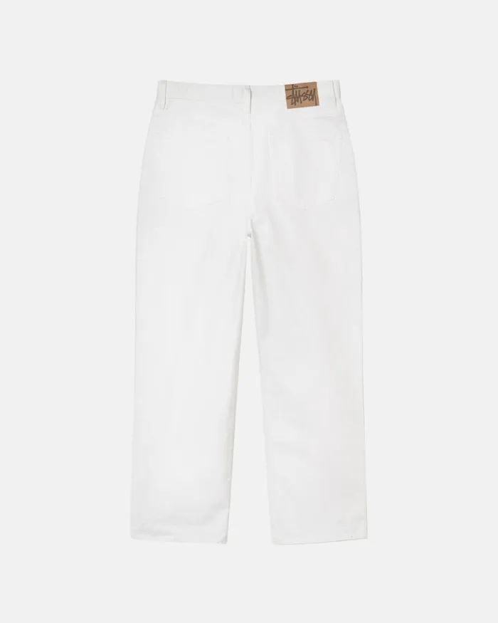 Pants Men Stussy OVERDYED CLASSIC JEAN Bone Pants Men Stussy OVERDYED CLASSIC JEAN Bone