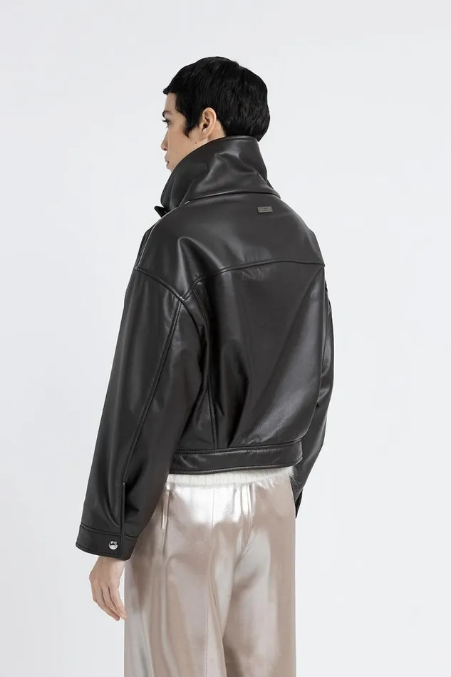 Peserico Outerwear Woman Genuine Leather DoubleBreasted Jacket Peserico Outerwear Woman Genuine Leather DoubleBreasted Jacket