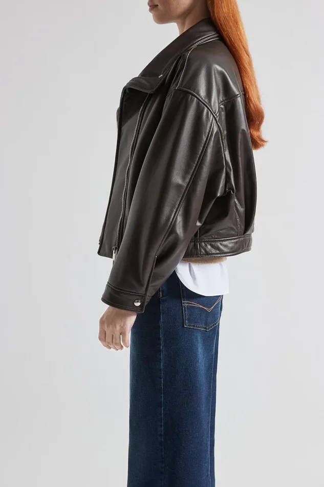 Peserico Outerwear Woman Genuine Leather DoubleBreasted Jacket Peserico Outerwear Woman Genuine Leather DoubleBreasted Jacket