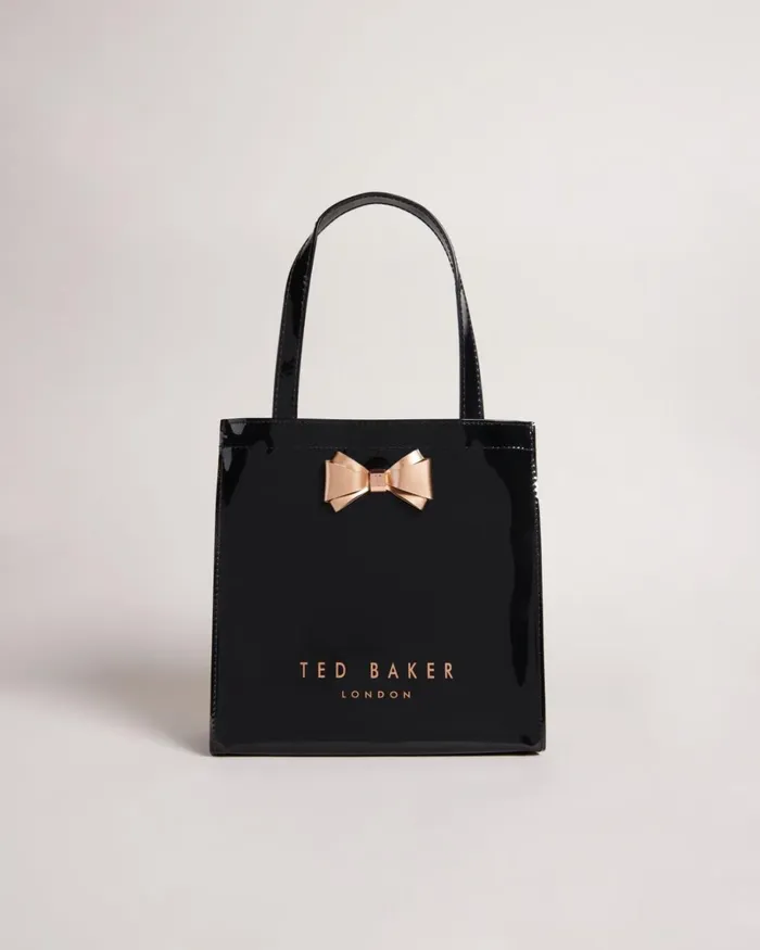 Plain Bow Small Icon Bag Black Women Ted Baker Bags Plain Bow Small Icon Bag Black Women Ted Baker Bags