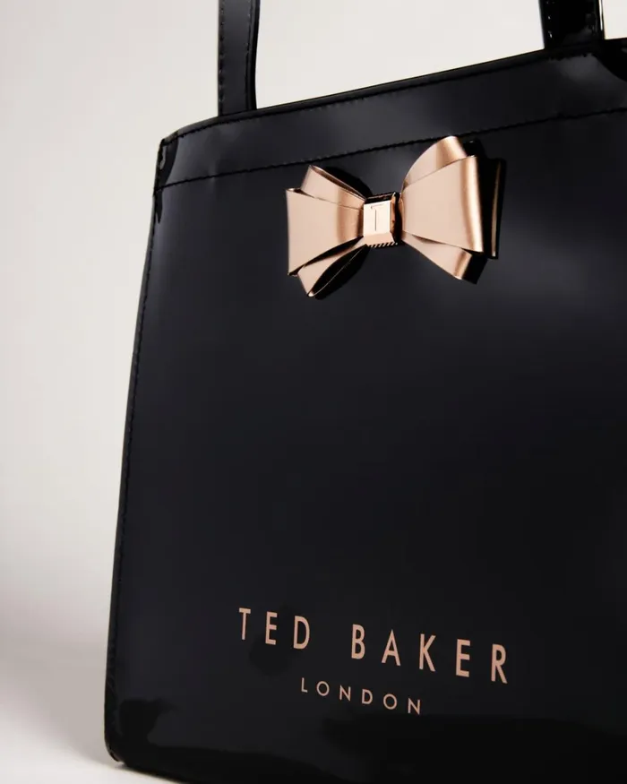 Plain Bow Small Icon Bag Black Women Ted Baker Bags Plain Bow Small Icon Bag Black Women Ted Baker Bags