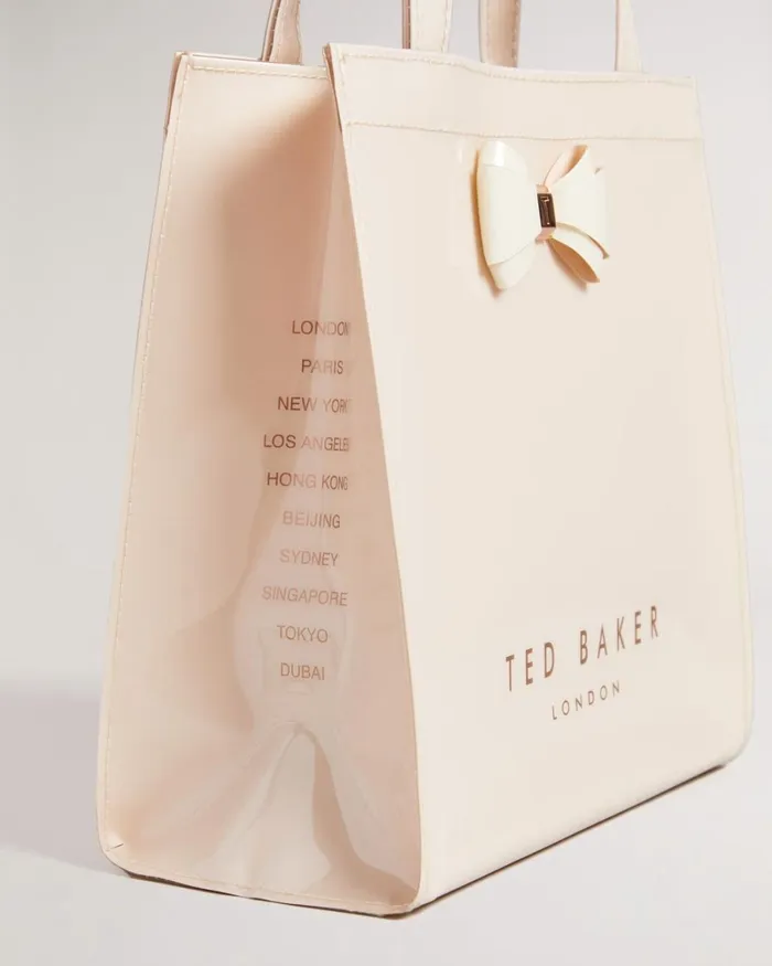 Plain Bow Small Icon Bag LtPink Women Ted Baker Bags Plain Bow Small Icon Bag LtPink Women Ted Baker Bags